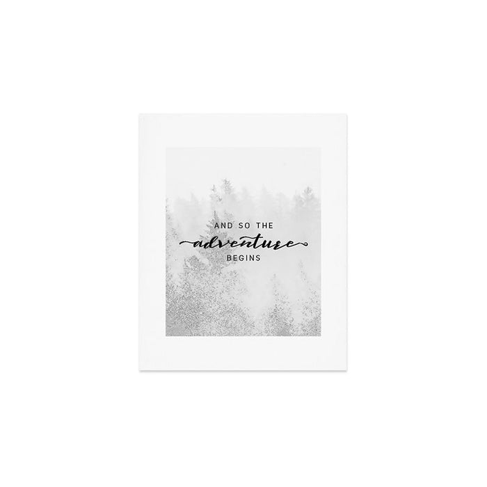 And So The Adventure Begins Art Print Gallery Image 1