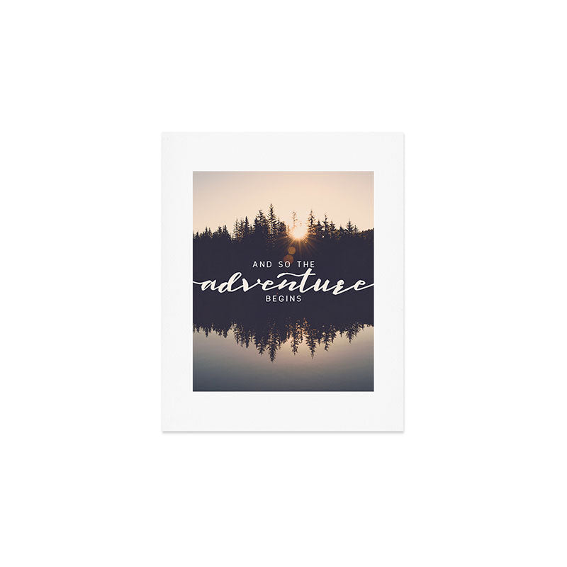 And So the Adventure Begins II Art Print Gallery Image 1