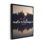 And So the Adventure Begins II Framed Canvas Print Gallery Image 2