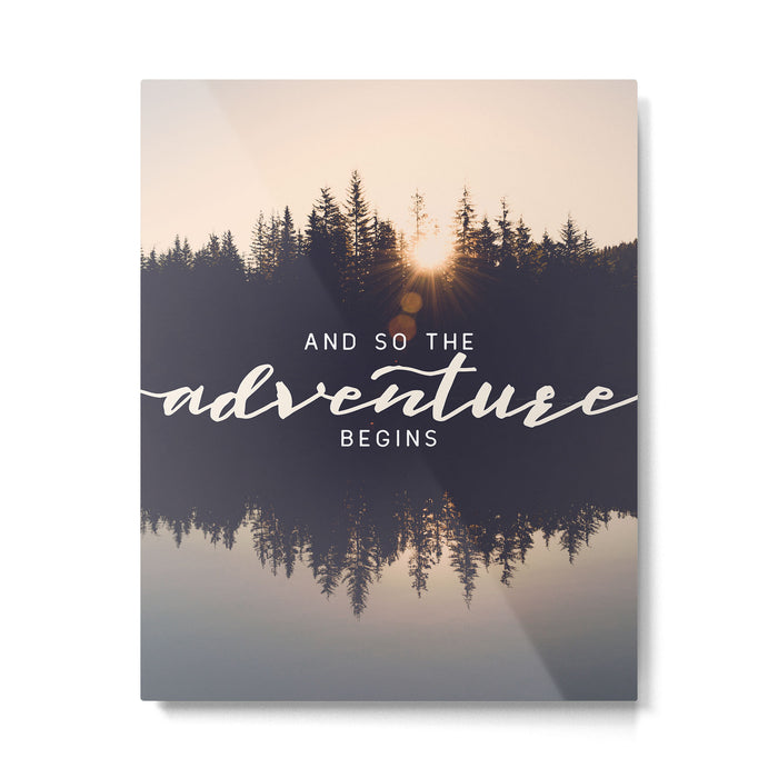And So the Adventure Begins II Metal Print Gallery Image 1