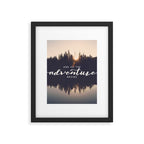 And So the Adventure Begins II Framed Art Print Gallery Image 6