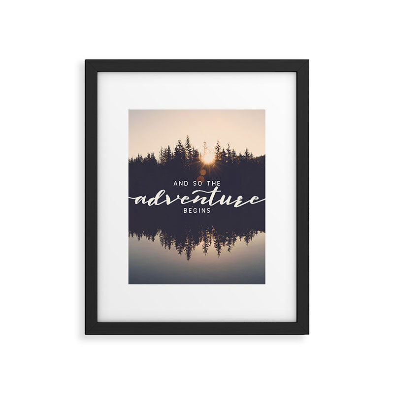 And So the Adventure Begins II Framed Art Print Gallery Image 6