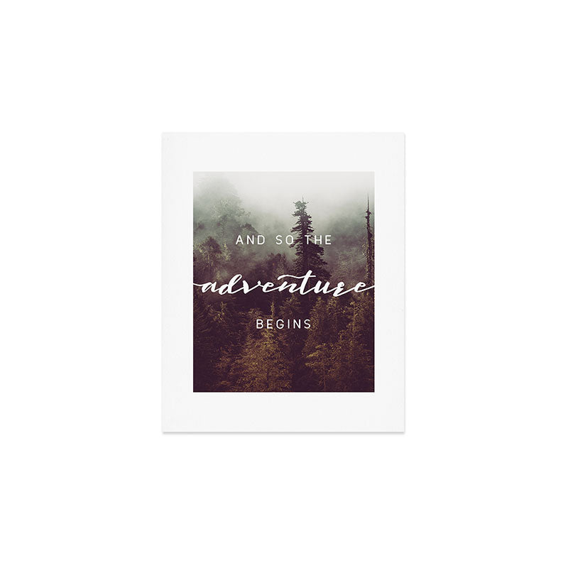 And So The Adventure Begins - Pacific Northwest Art Print Gallery Image 1