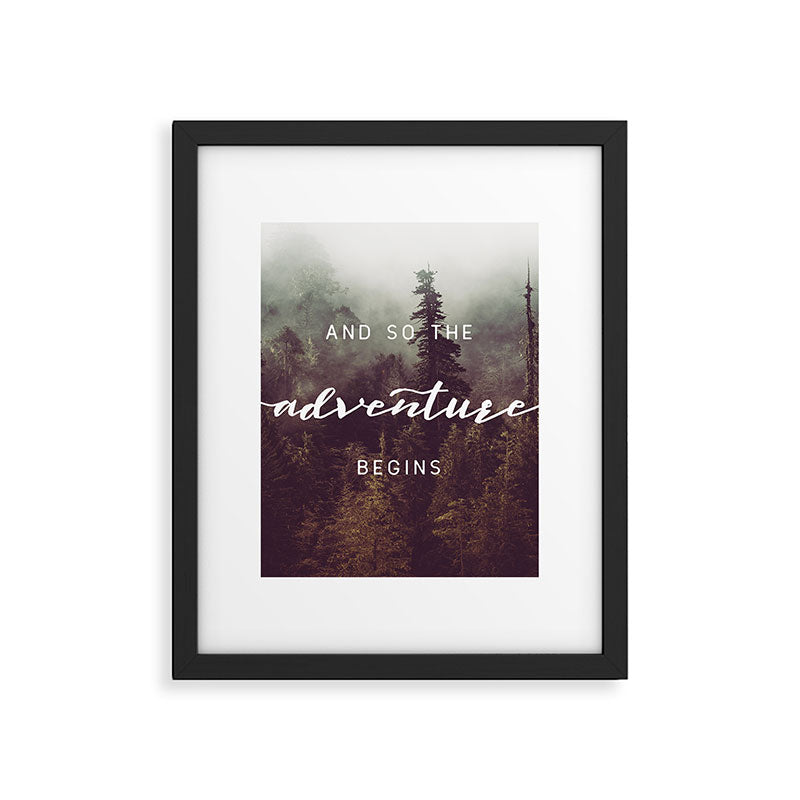 And So The Adventure Begins - Pacific Northwest Framed Art Print Gallery Image 6