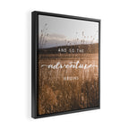And So The Adventure Begins - Rustic Western Framed Canvas Print Gallery Image 2