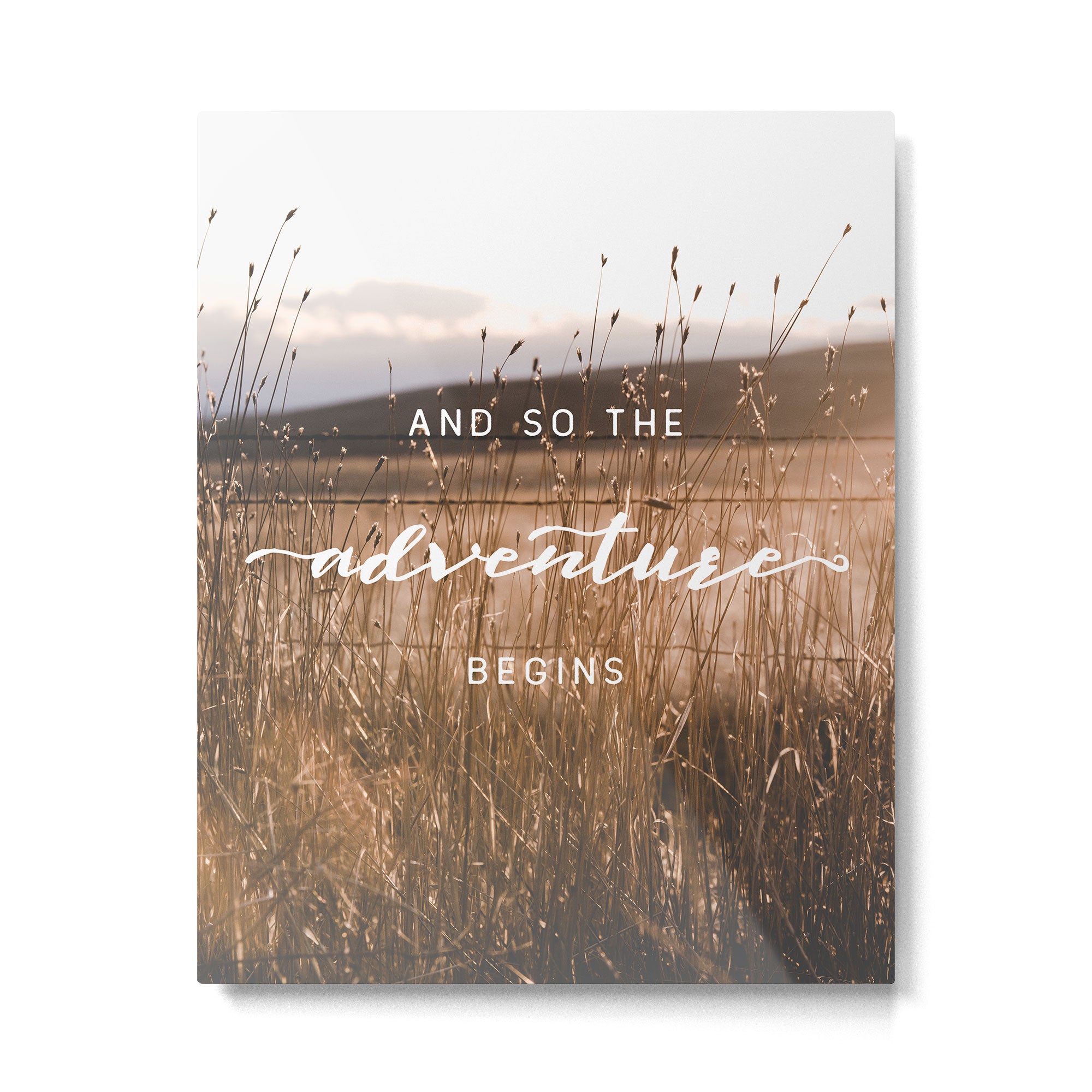 And So The Adventure Begins - Rustic Western Metal Print Gallery Image 6
