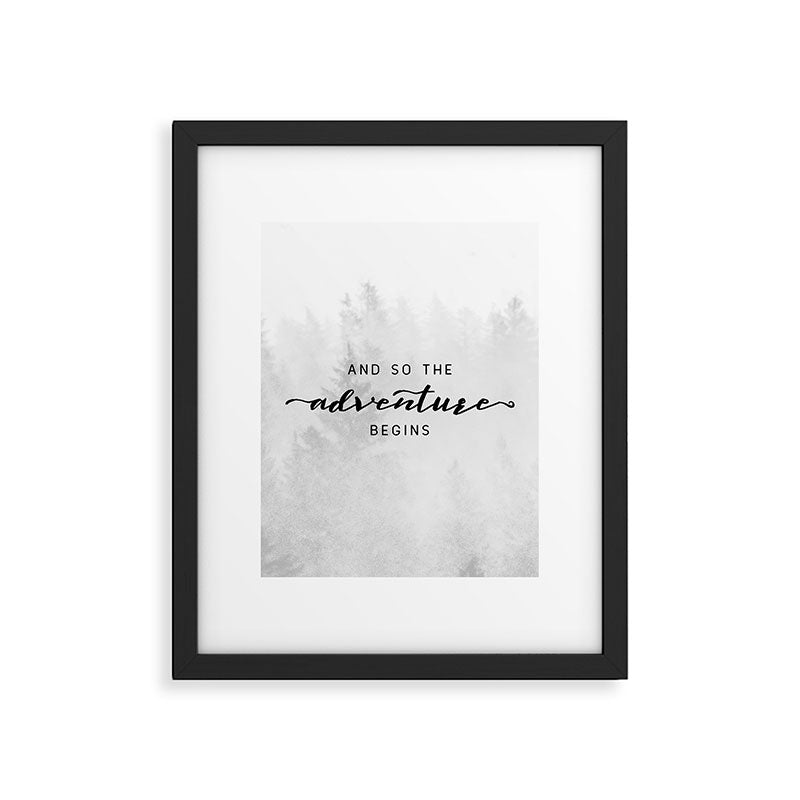 And So The Adventure Begins Framed Art Print Gallery Image 6