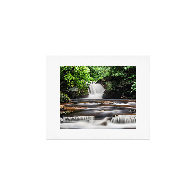 Appalachian Waterfall - Ricketts Glen Adventure Art Print Gallery Image 1