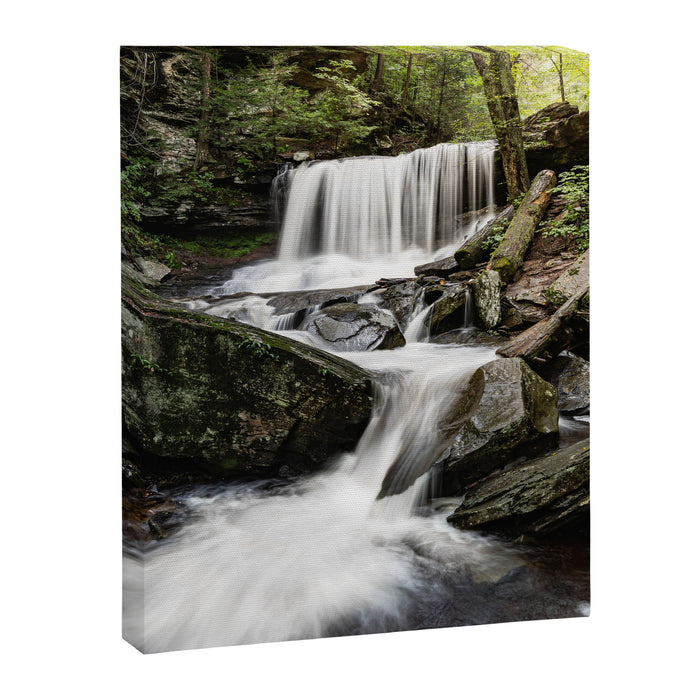Appalachian Waterfall X - Ricketts Glen Adventure Canvas Print Gallery Image 1