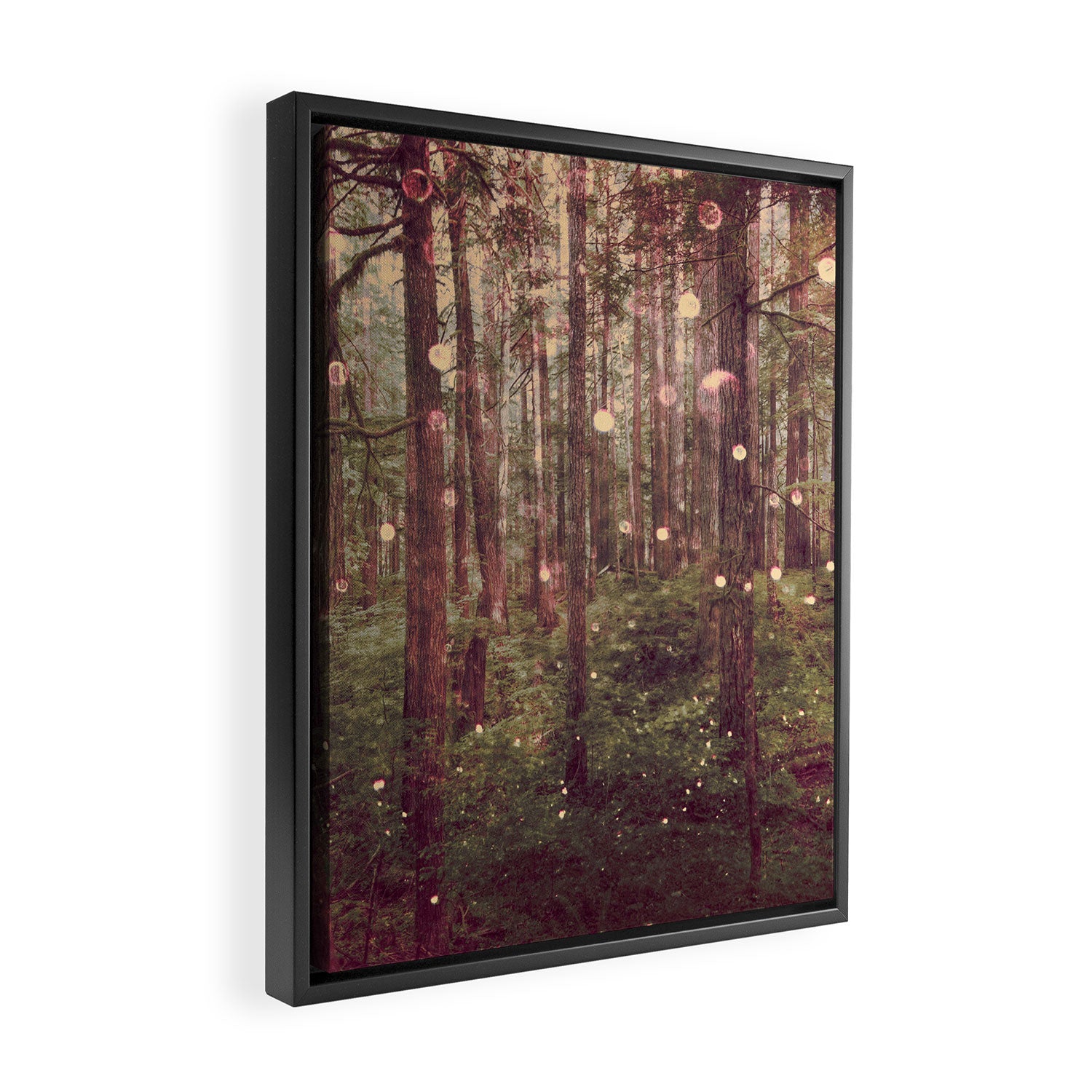 Autumn Lights Framed Canvas Print Gallery Image 2