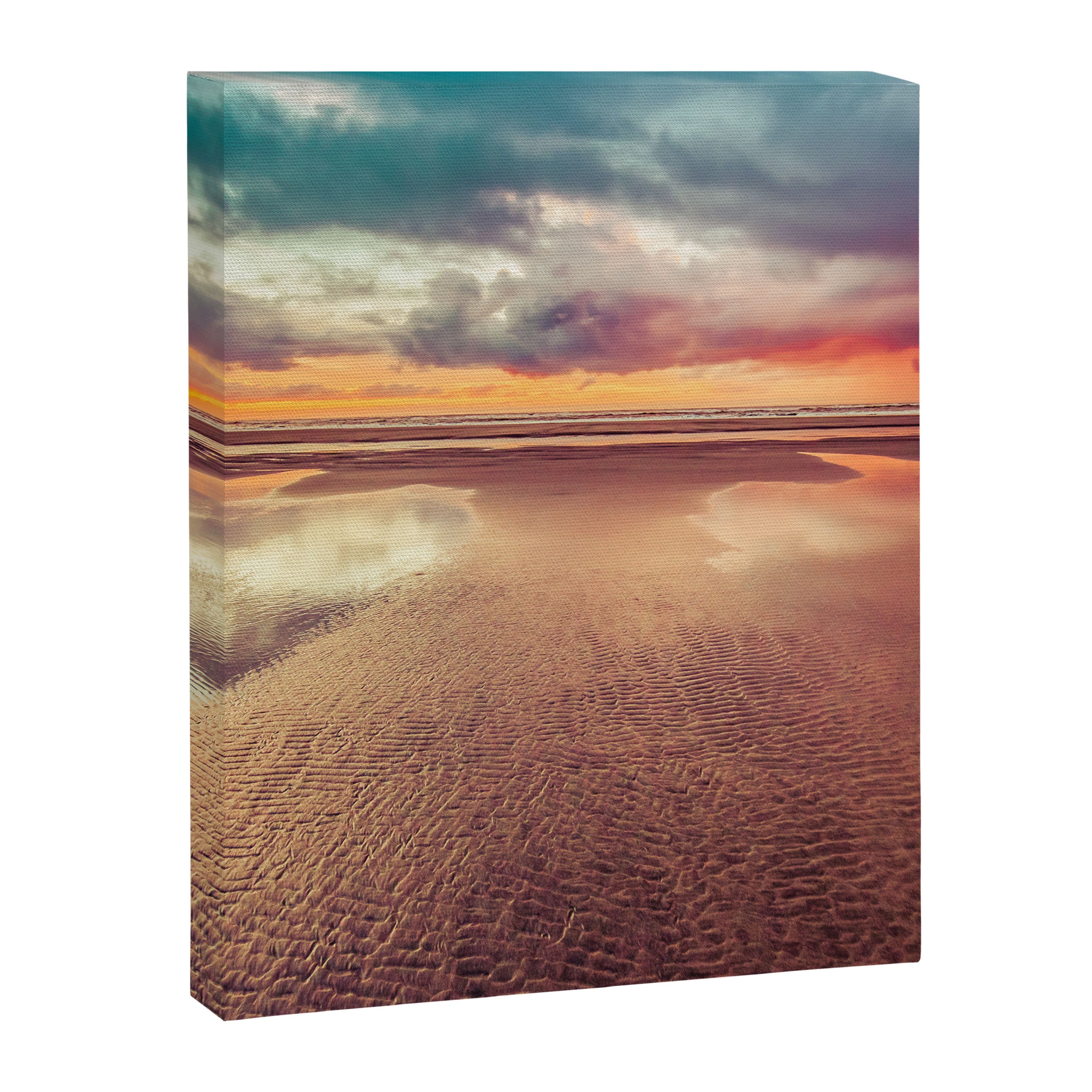Beach Love Ocean Sunset Canvas Print Gallery Image 6