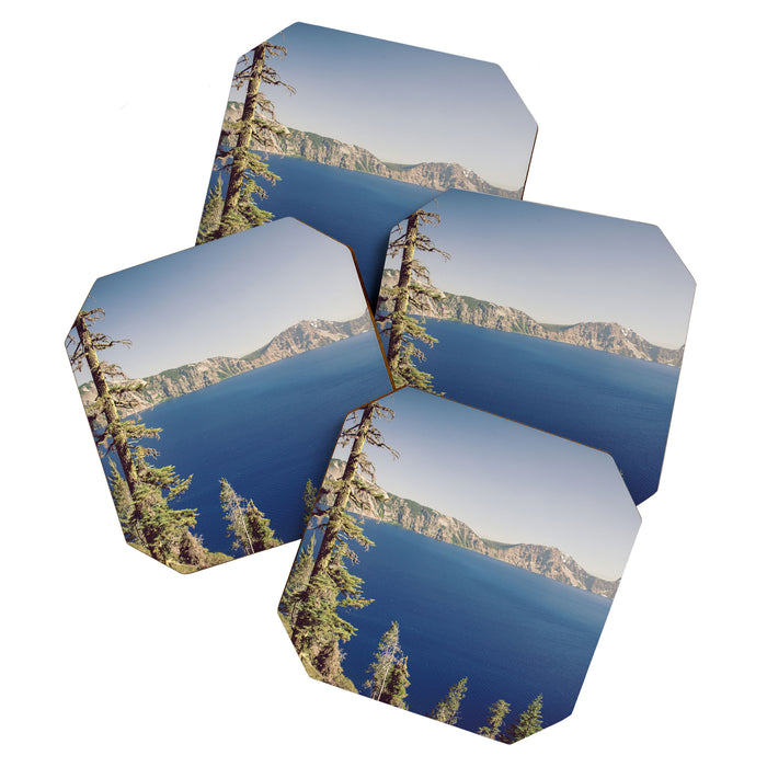 Beautiful Blue Crater Lake Coaster Gallery Image 1
