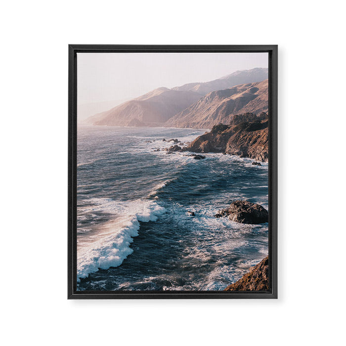 Big Sur - Adventure In Paradise Framed Canvas Print Gallery Image 1