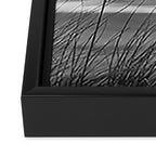 Black and White Ocean Dream Framed Canvas Print Gallery Image 3