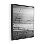 Black and White Ocean Dream Framed Canvas Print Gallery Image 2