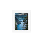 Blue Crater Lake Oregon in Summer Art Print Gallery Image 1