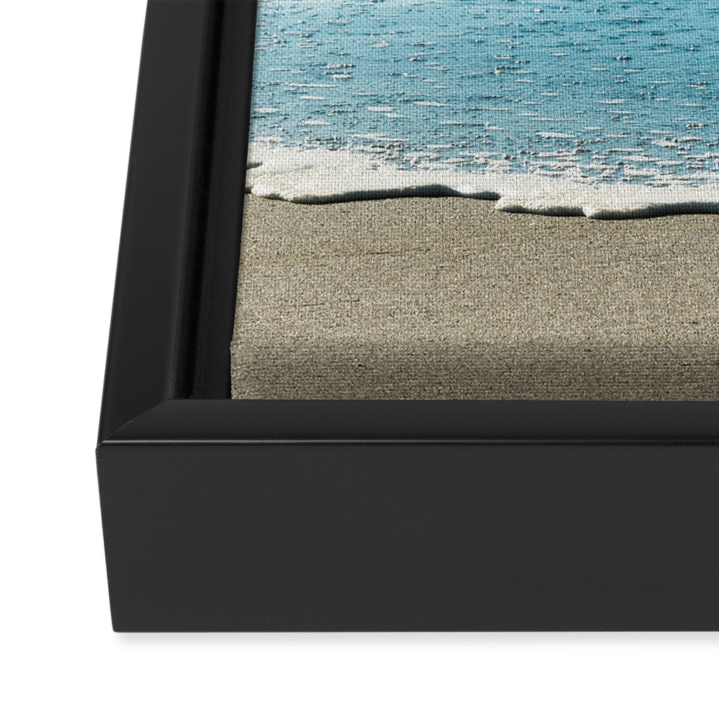 Blue Sea Backdrop Framed Canvas Print Gallery Image 3