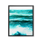 California Ocean Waves Framed Canvas Print Gallery Image 6