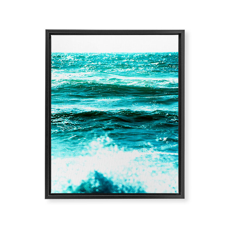 California Ocean Waves Framed Canvas Print Gallery Image 6
