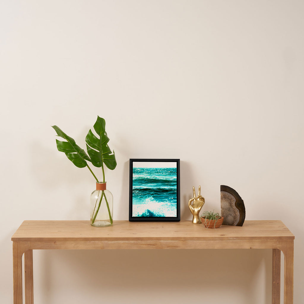 California Ocean Waves Framed Canvas Print Gallery Image 4