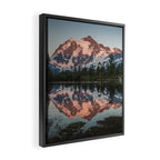 Cascade Sunset - Mt. Shuksan - Nature Photography Framed Canvas Print Gallery Image 2