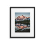 Cascade Sunset - Mt. Shuksan - Nature Photography Framed Art Print Gallery Image 6
