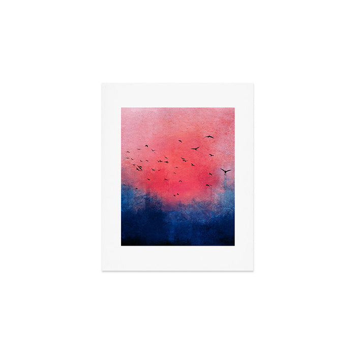 Abstract Fire Sunset Adventure  Art Print Gallery Image 1
