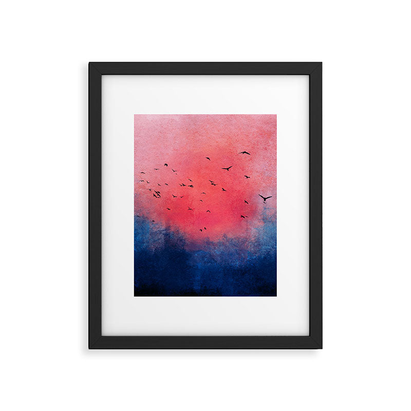 Abstract Fire Sunset Adventure  Framed Art Print Gallery Image 6
