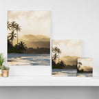 Another Day In Paradise - Tropical Beach Sunset Canvas Print Gallery Image 3