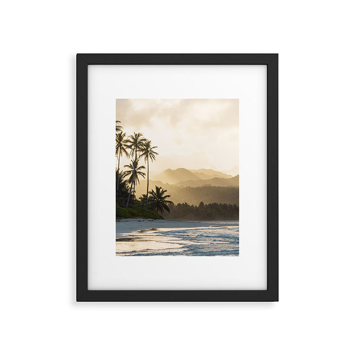 Another Day In Paradise - Tropical Beach Sunset Framed Art Print Gallery Image 1