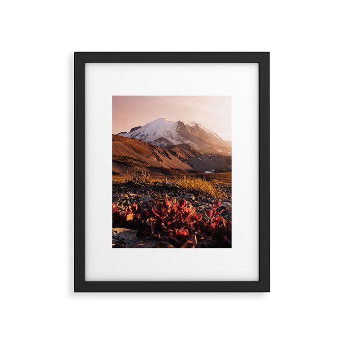 Believe in Miracles - Mount Rainier National Park Framed Art Print Gallery Image 1