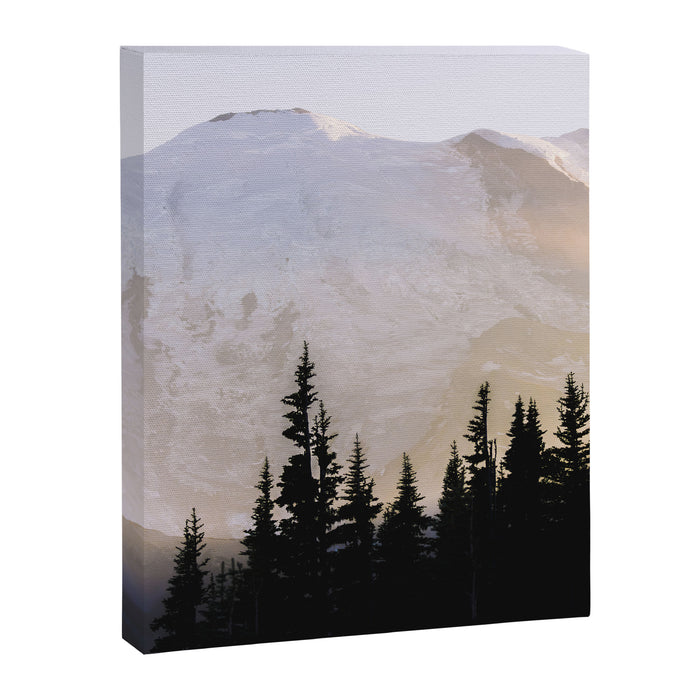 Cascade Mountain High - Mount Rainier Sunset Canvas Print Gallery Image 1