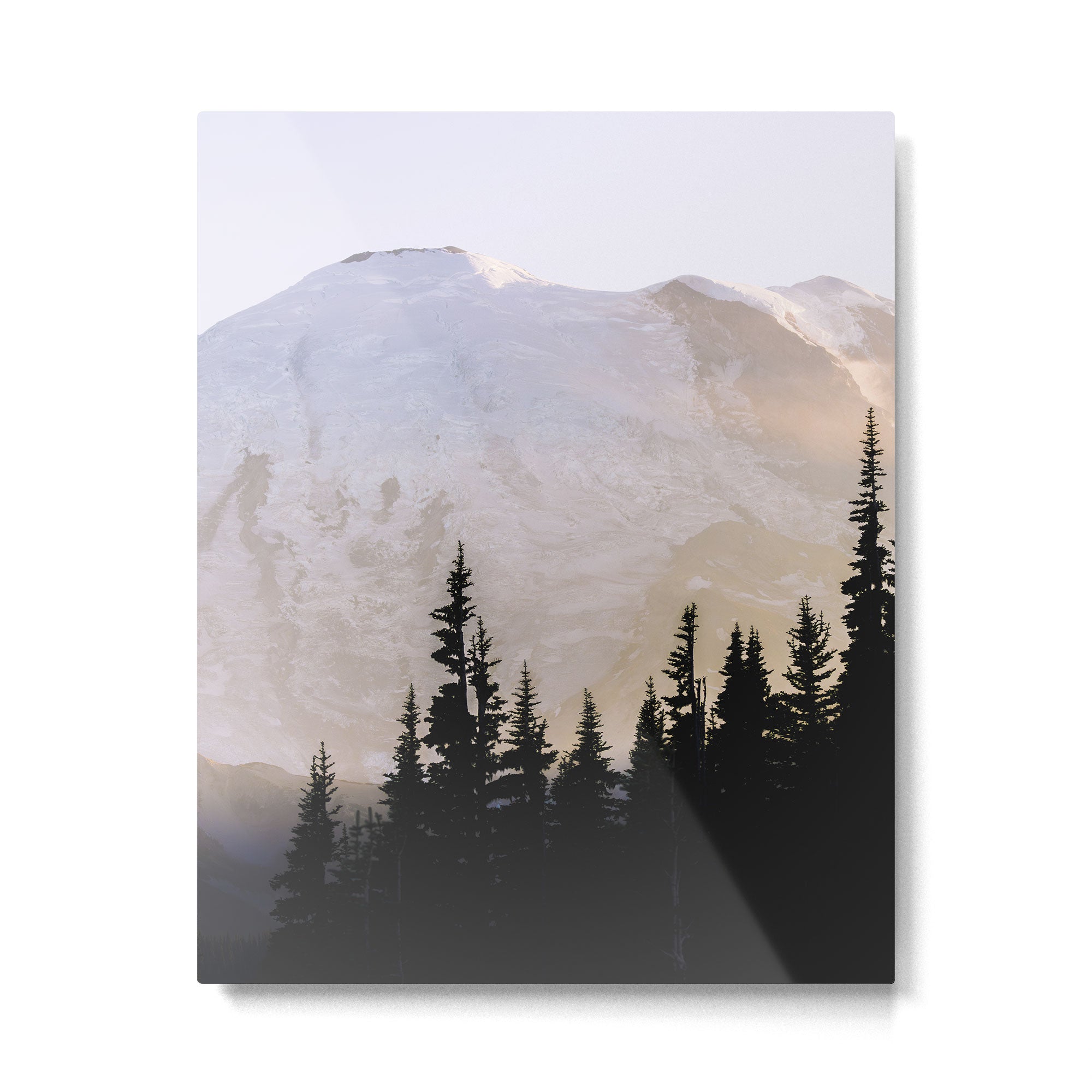 Cascade Mountain High - Mount Rainier Sunset Metal Print Gallery Image 4