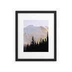 Cascade Mountain High - Mount Rainier Sunset Framed Art Print Gallery Image 4