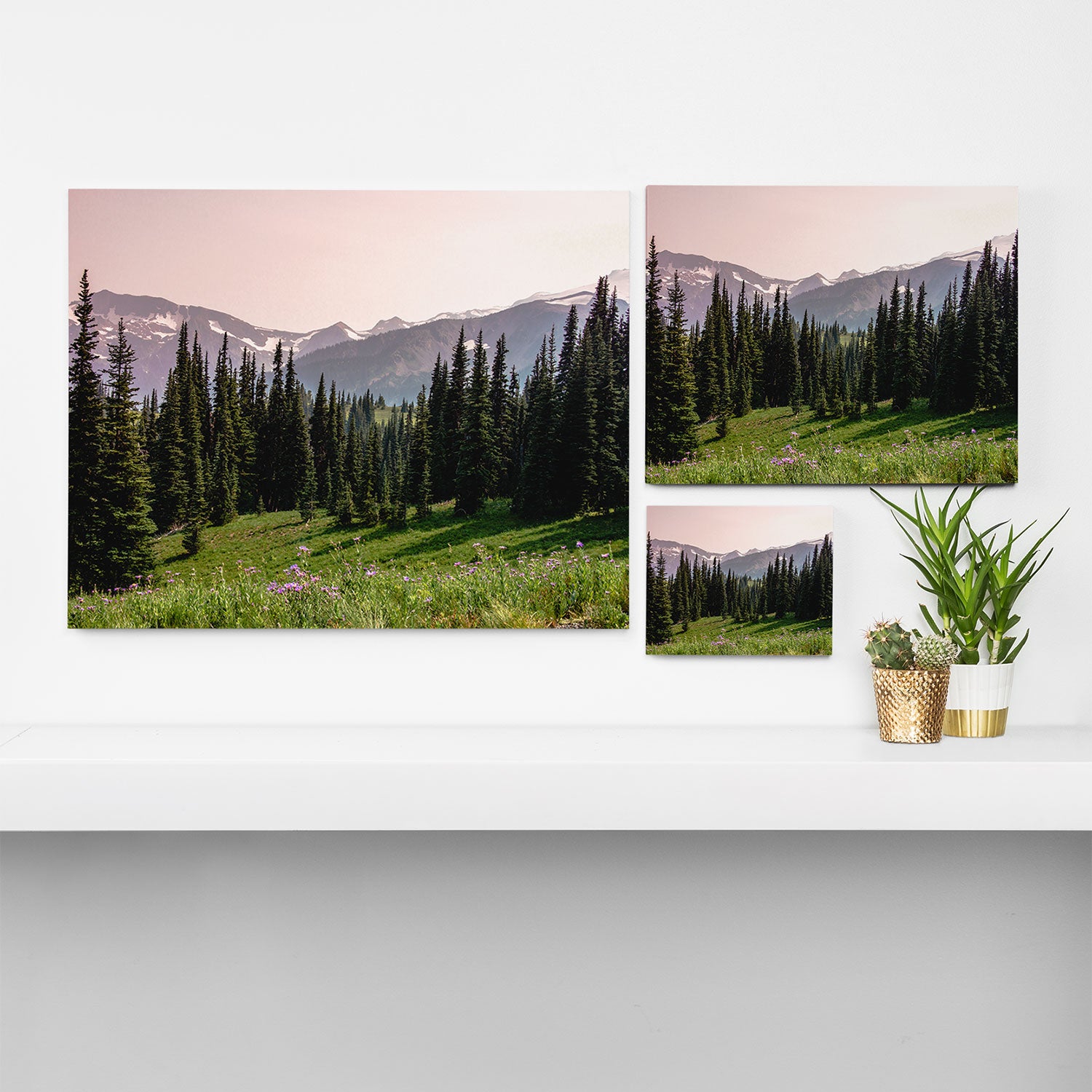 Mount Rainier Summer Adventure X - Pacific Northwest Mountain Landscape Canvas Print Gallery Image 3