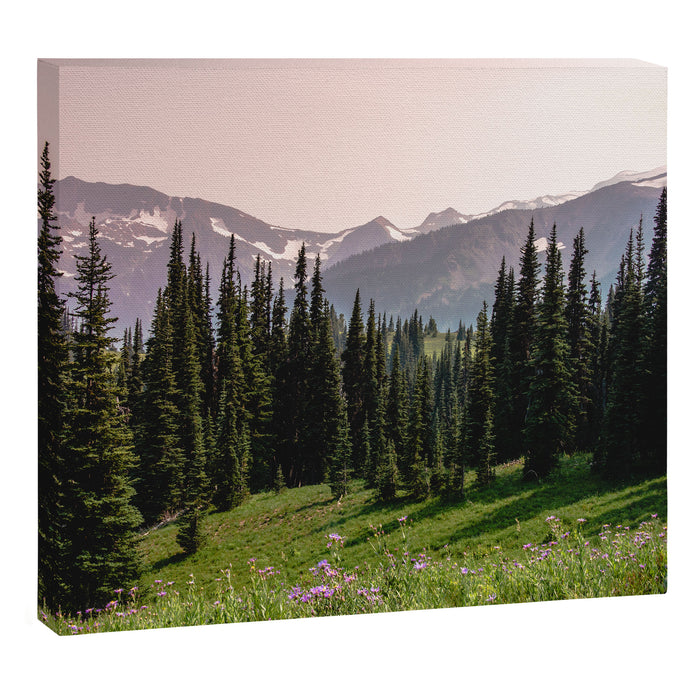 Mount Rainier Summer Adventure X - Pacific Northwest Mountain Landscape Canvas Print Gallery Image 1