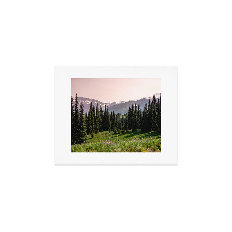Mount Rainier Summer Adventure X - Pacific Northwest Mountain Landscape Art Print Gallery Image 1