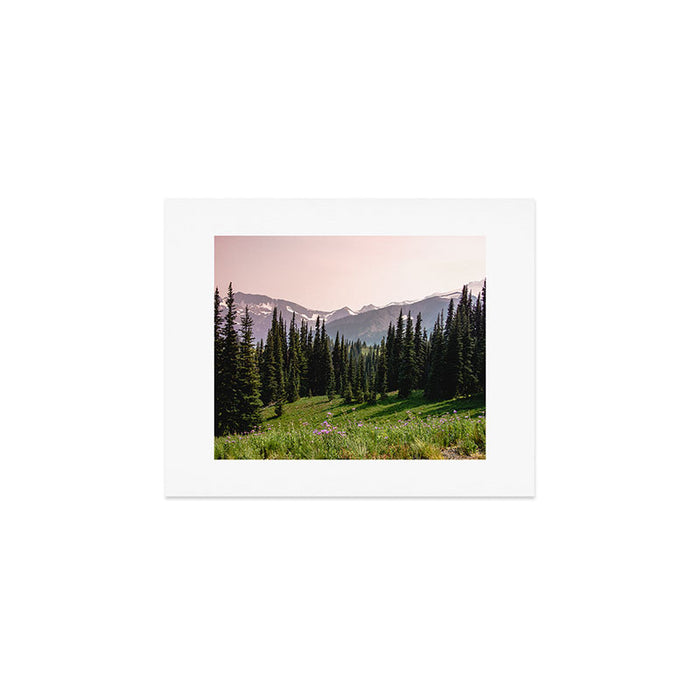 Mount Rainier Summer Adventure X - Pacific Northwest Mountain Landscape Art Print Gallery Image 1