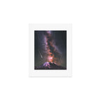 Mount Rainier Under Shooting Stars Art Print Gallery Image 1