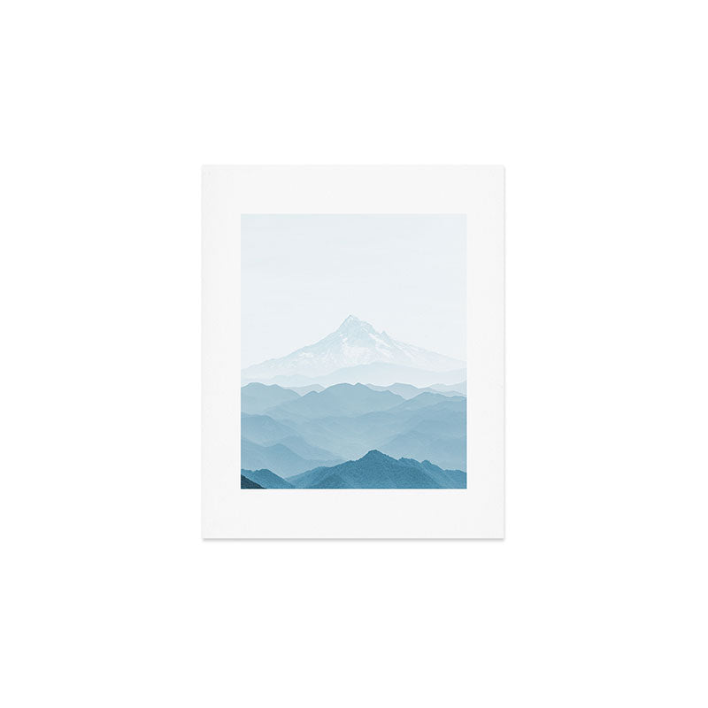 Mountain Blues - Mt. Hood Adventure Art Print Gallery Image 1