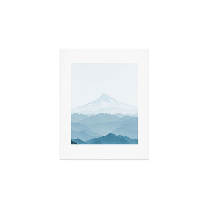 Mountain Blues - Mt. Hood Adventure Art Print Gallery Image 1