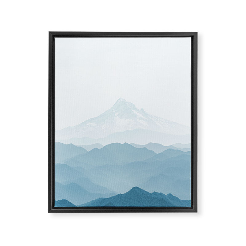 Mountain Blues - Mt. Hood Adventure Framed Canvas Print Gallery Image 3