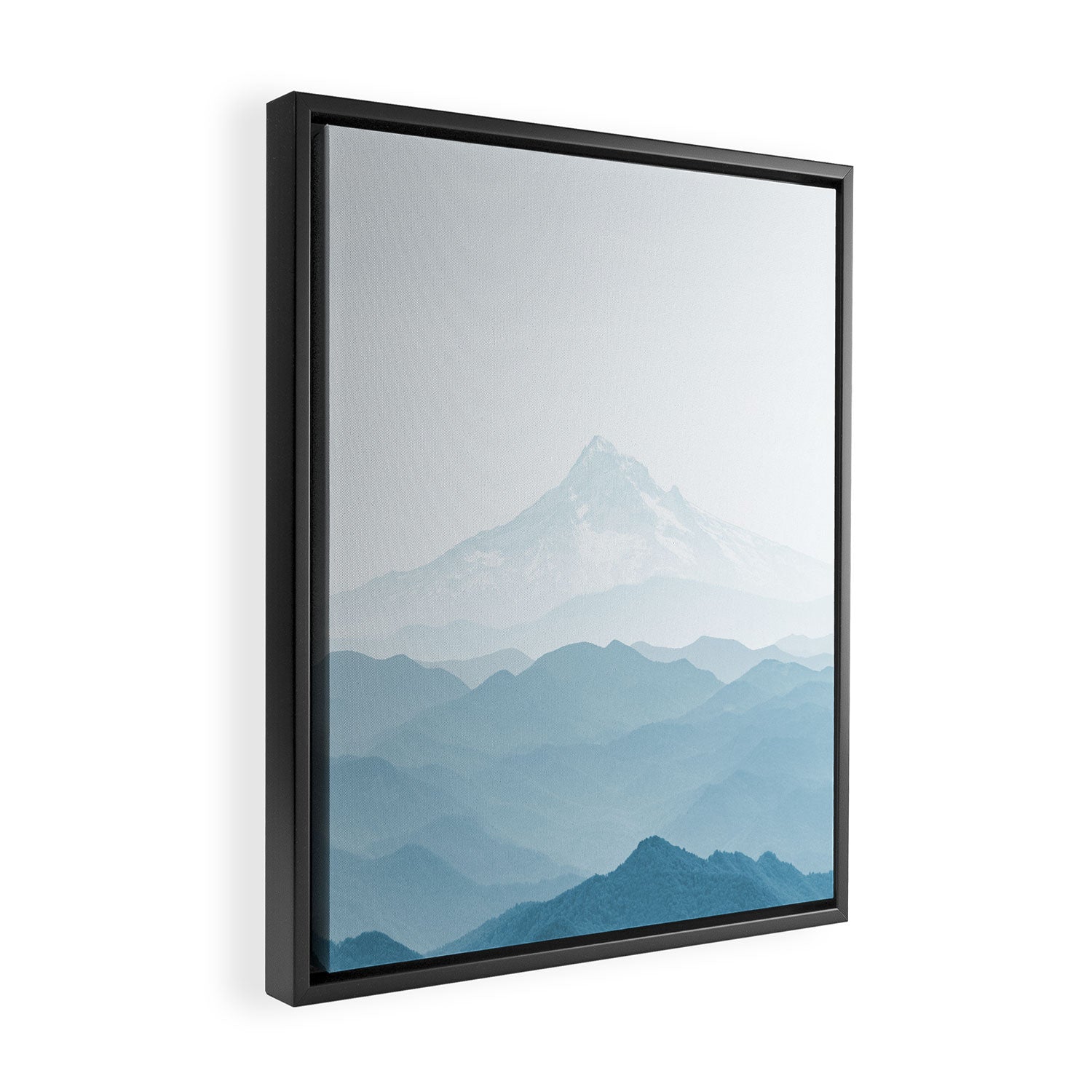 Mountain Blues - Mt. Hood Adventure Framed Canvas Print Gallery Image 2