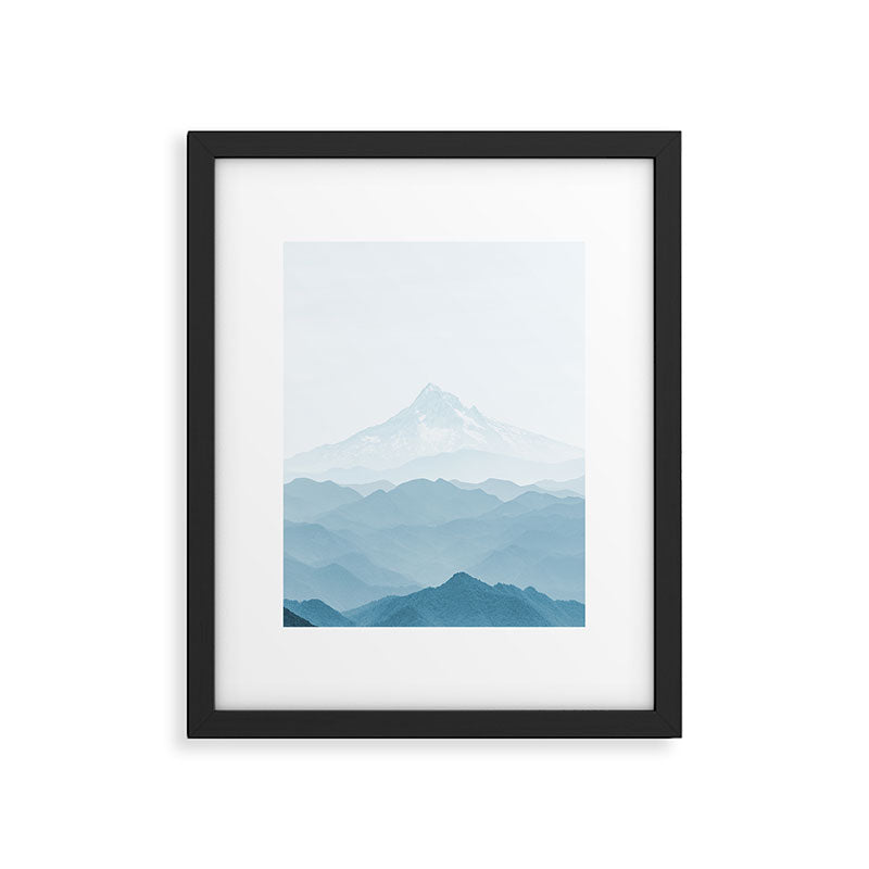 Mountain Blues - Mt. Hood Adventure Framed Art Print Gallery Image 6