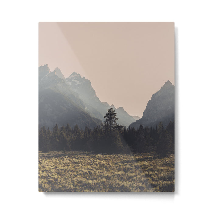 Mountain Poetry - Grand Teton National Park Metal Print Gallery Image 1