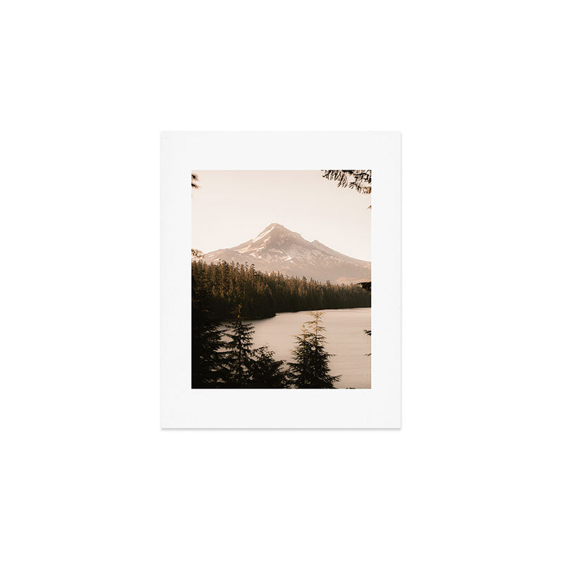 Mountain Wanderlust - Mount Hood Forest Landscape Art Print Gallery Image 1
