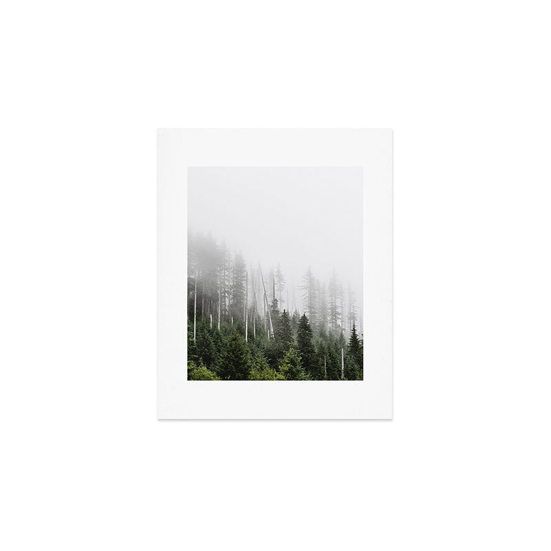 Pacific Northwest Forest - Misty Mountain Morning Art Print Gallery Image 1