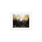 Pacific Northwest Golden Mountain Forest IV Art Print Gallery Image 1