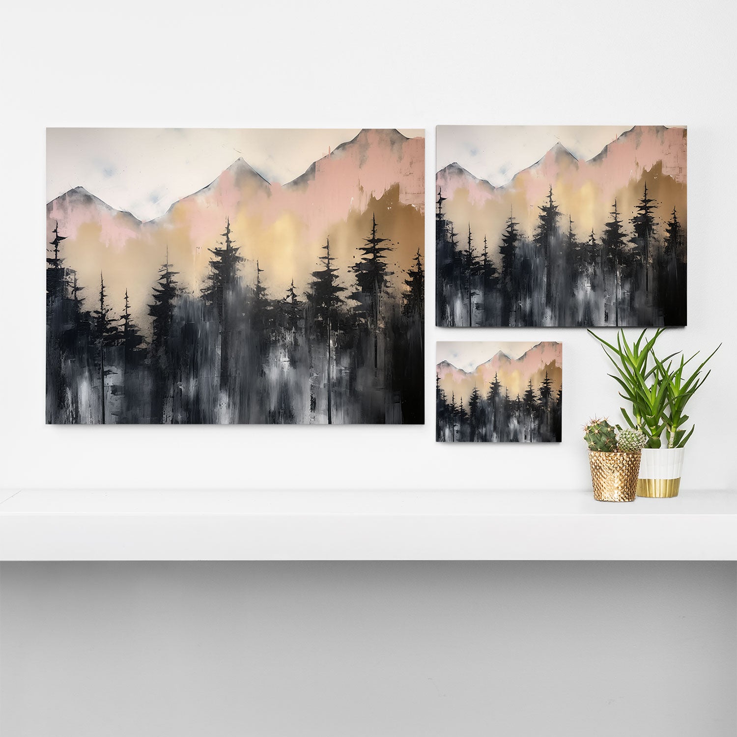 Pacific Northwest Wonderland Painting Canvas Print Gallery Image 3