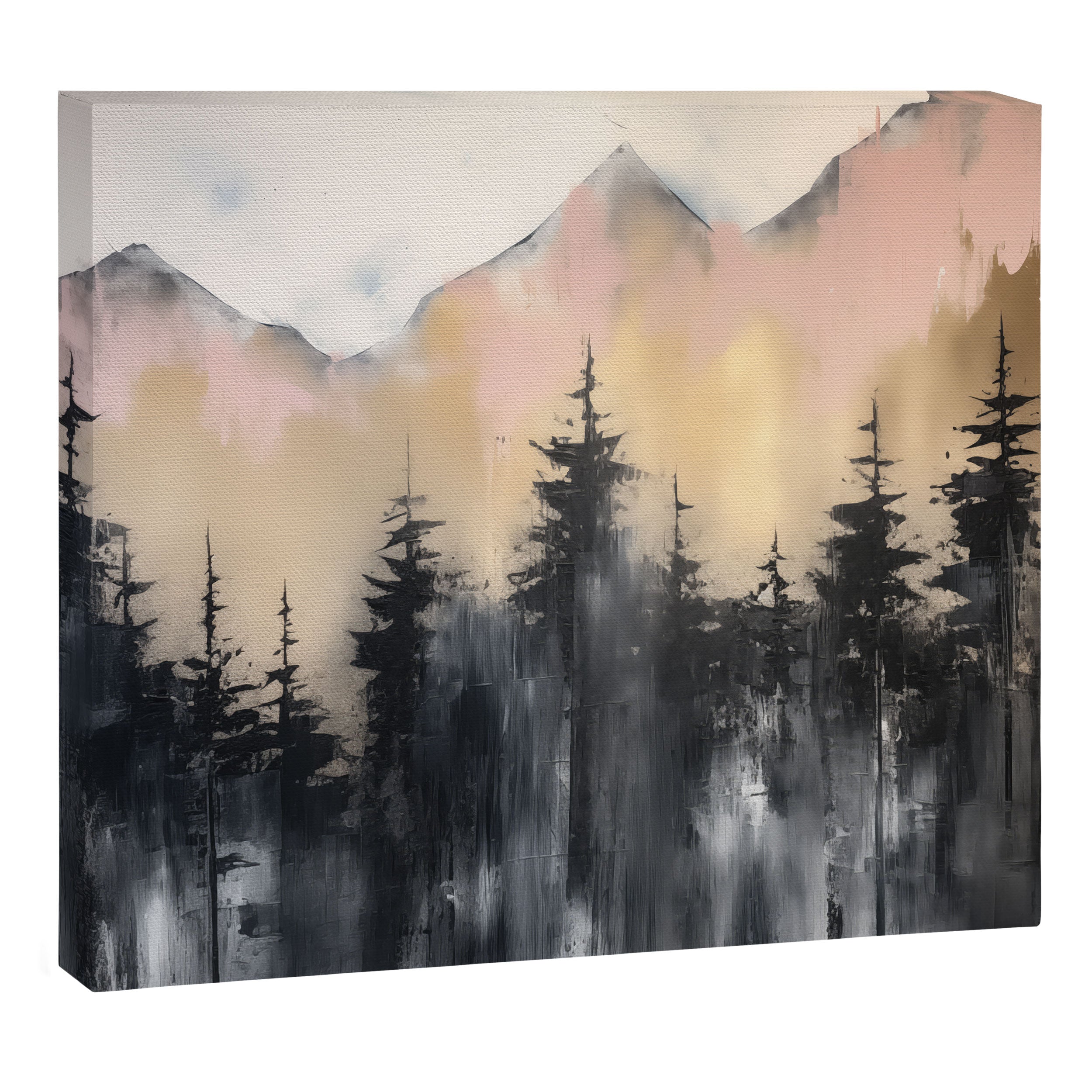 Pacific Northwest Wonderland Painting Canvas Print Gallery Image 3